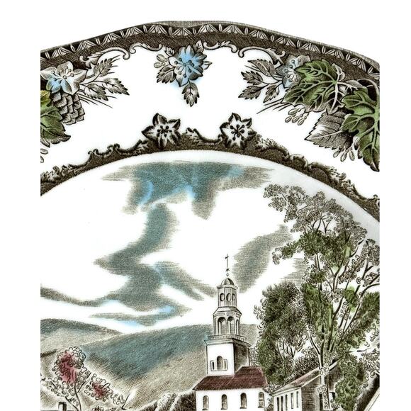 Johnson Bros Friendly Village England Village Green 2002 Collector Dinner Plate - Picture 5 of 8